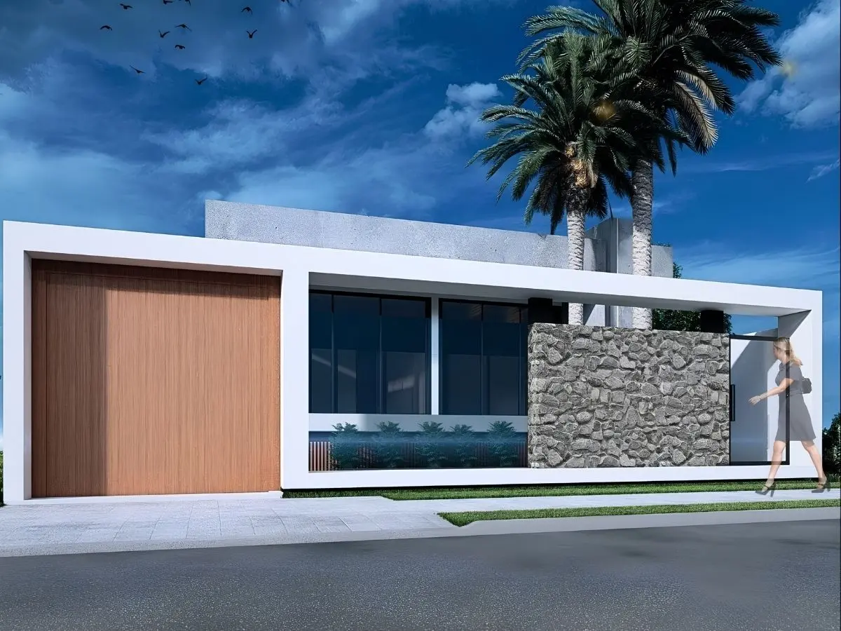 Residência A & P — fachada